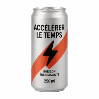 boisson énergisante accélérateur de temps